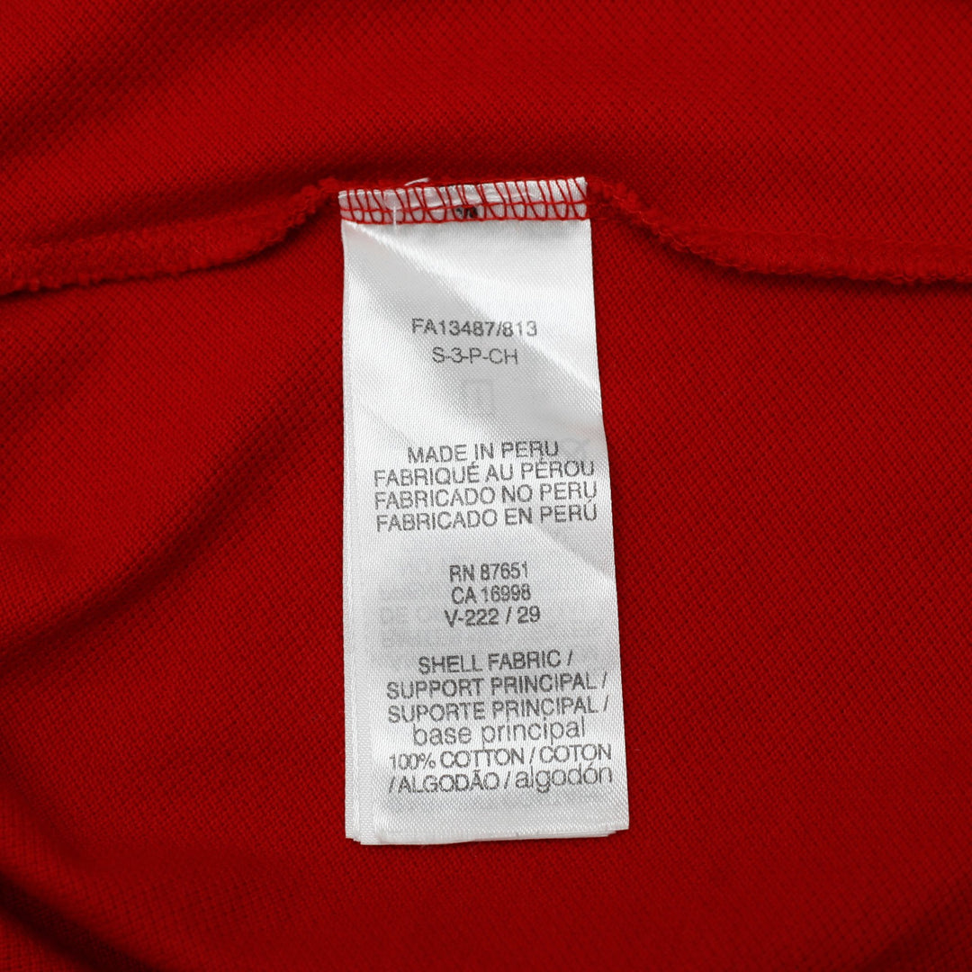 Mens Lacoste Red Classic Fit Short Sleeve Polo T-Shirt