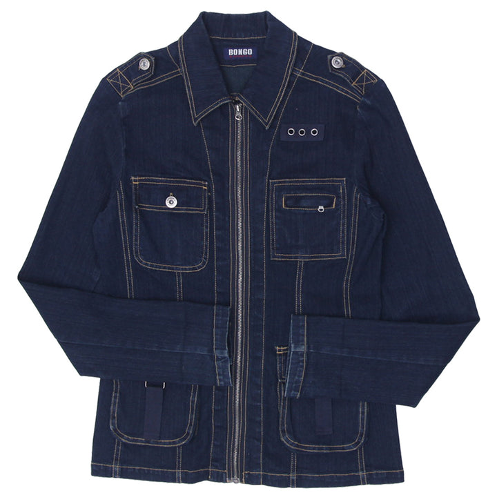 Y2K Ladies Bongo Authentic Full Zip Denim Jacket