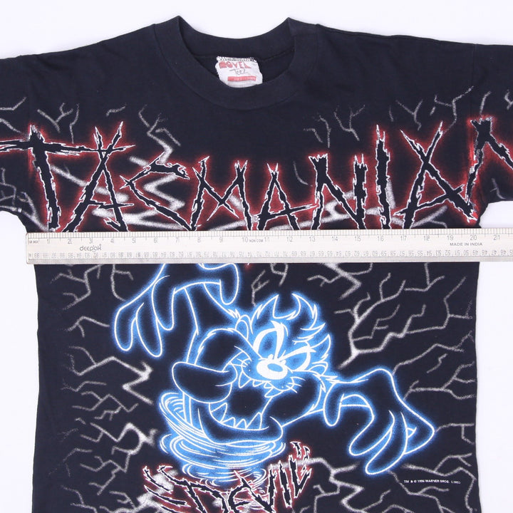 Vintage 1996 Looney Tunes Tasmanian Devil Lightning T-Shirt Size L