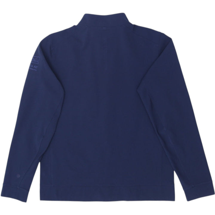 Mens Lululemon Track Jacket Navy Embroidered Lightweight L | Migration_Jackets - Side View | Fashion Rerun