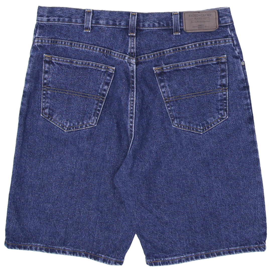 Mens Faded Glory Relaxed Fit Denim Shorts