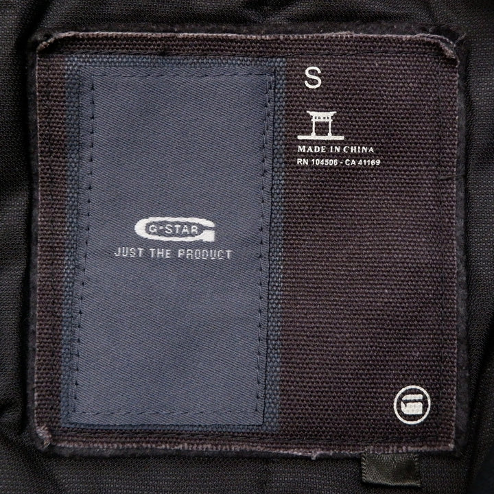 Mens G Star Raw 3301 Heavy Jacket Lamont Hooded Zipper Button