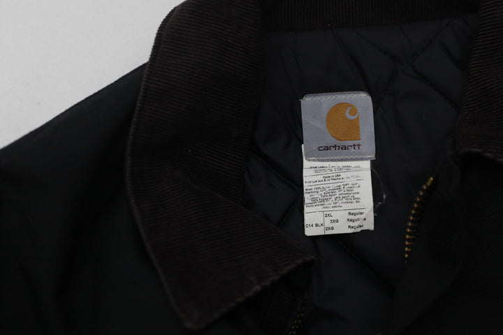 Vintage Carhartt C14 BLK Black Barn Chore Logo Jacket | Migration_Jacket UAENAT20 - Back View | Fashion Rerun