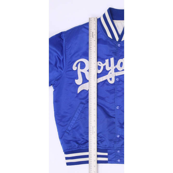 Vintage 1980s MLB Kansas City Royals Starter Satin Bomber Jacket Size L