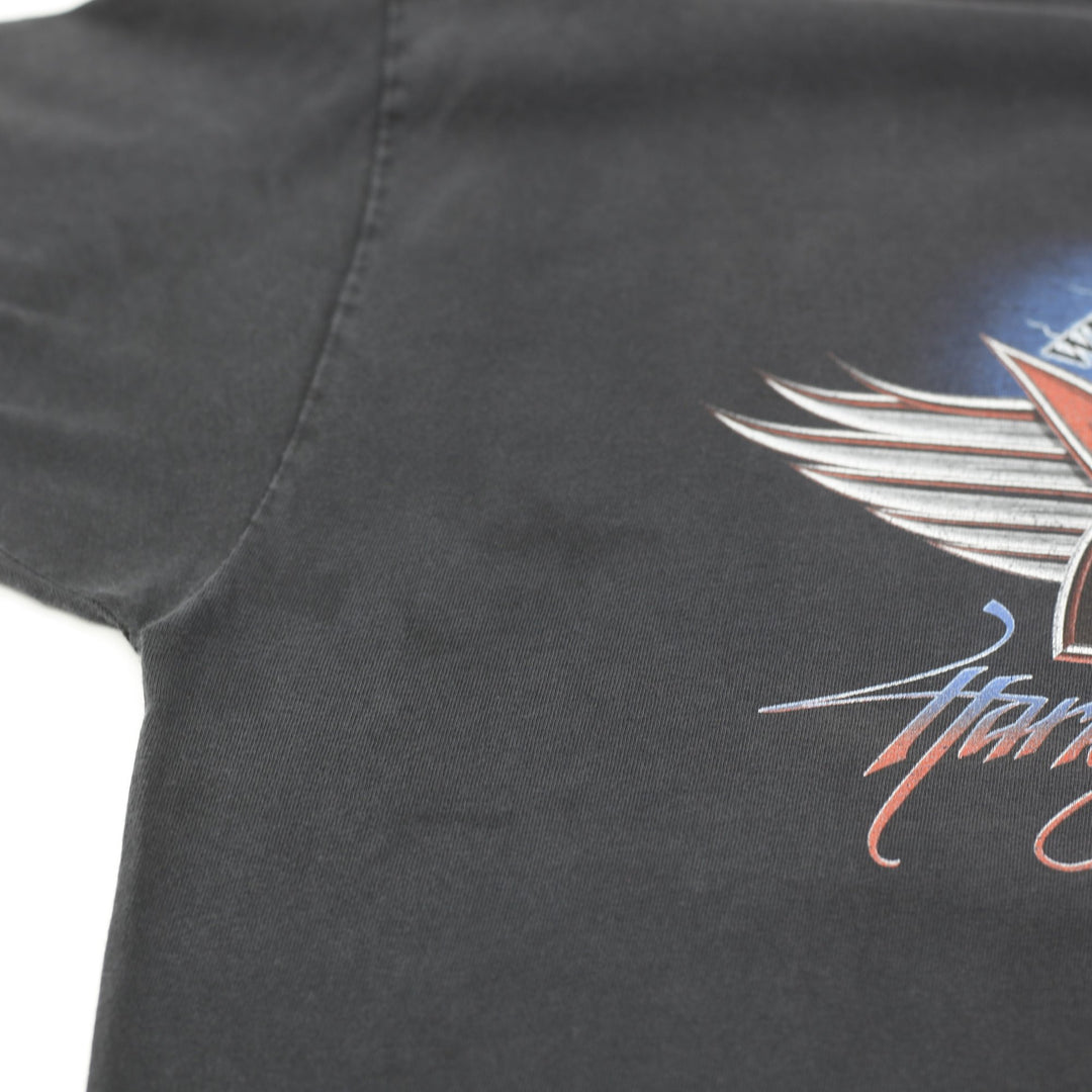 Vintage Mens Harley Davidson Graphic Biker Cotton T-Shirt Size XL