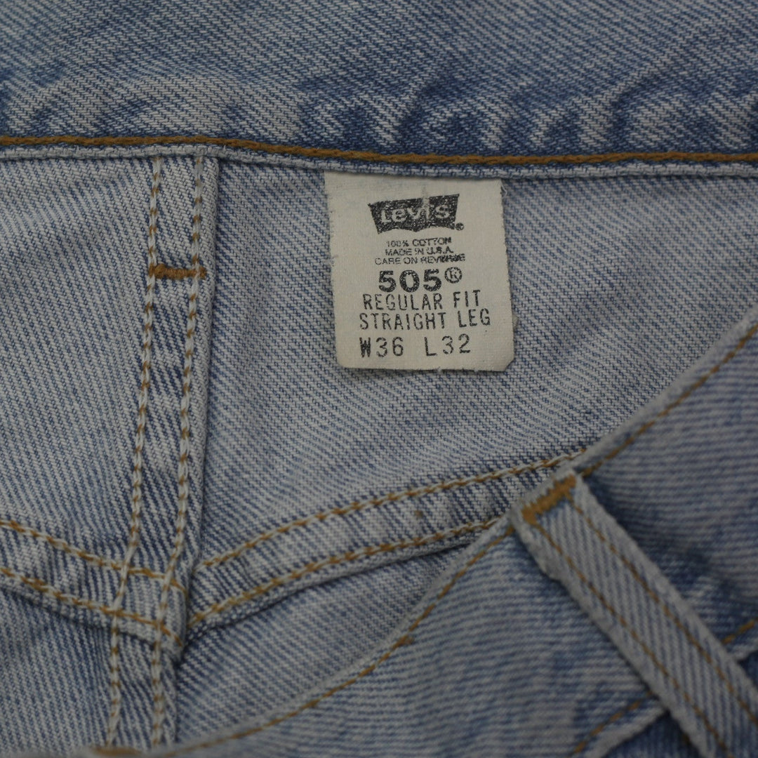 Vintage Levis 505 Regular Fit Straight Leg Jeans