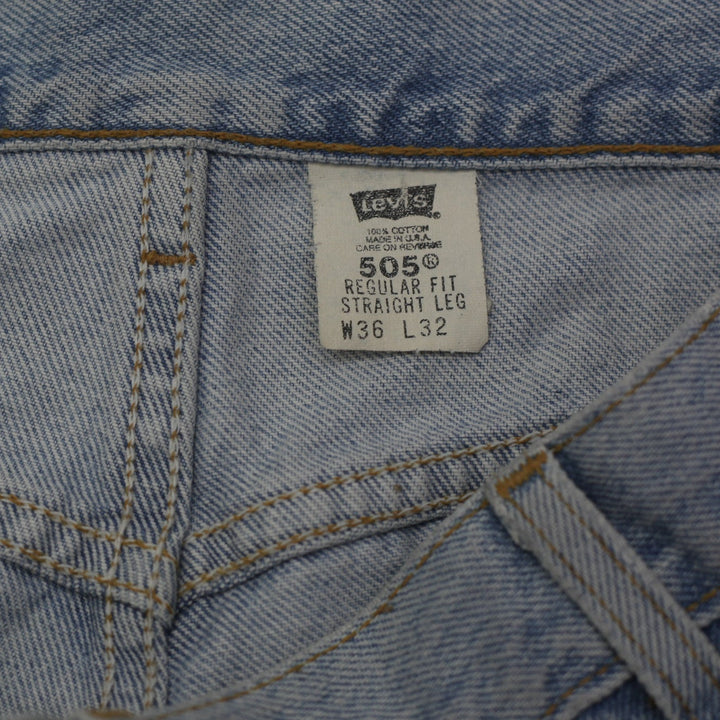Vintage Levis 505 Regular Fit Straight Leg Jeans
