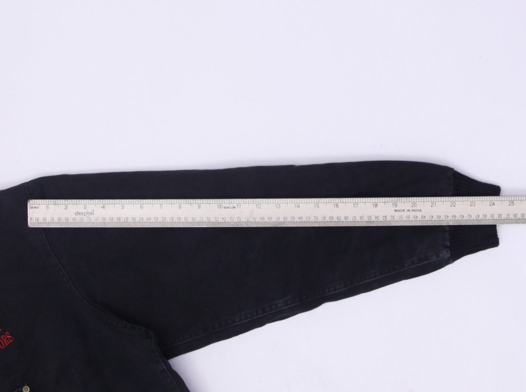 Mens Dickies Hooded Quilt Lined Canvas Duck Work Zip Up Jacket