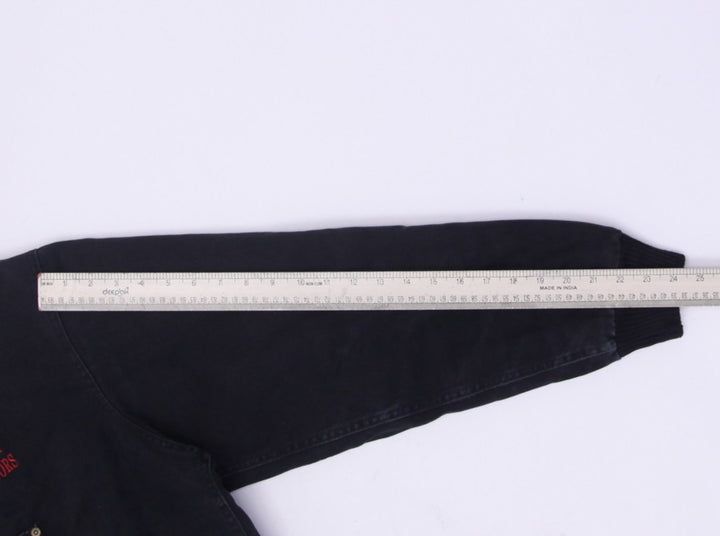 Mens Dickies Hooded Quilt Lined Canvas Duck Work Zip Up Jacket