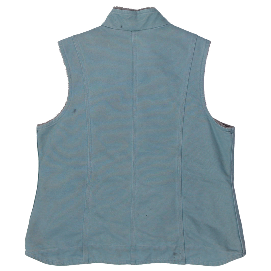 Ladies Carhartt WV001 454 Baby Blue Sherpa Vest