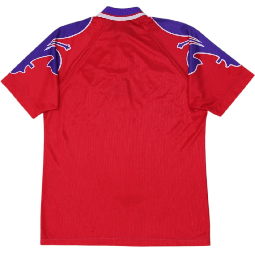 Vintage Reebok 1995-97 A.C. Fiorentina Terza Maglia Soccer Jersey M | Migration_Jerseys - Side View | Fashion Rerun