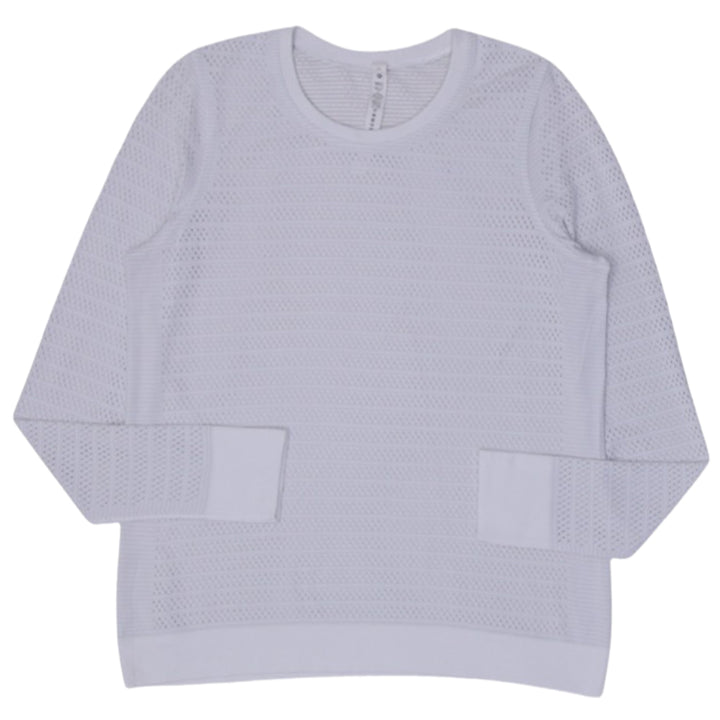 Ladies Lululemon Long Sleeve Mesh Sports T-Shirt