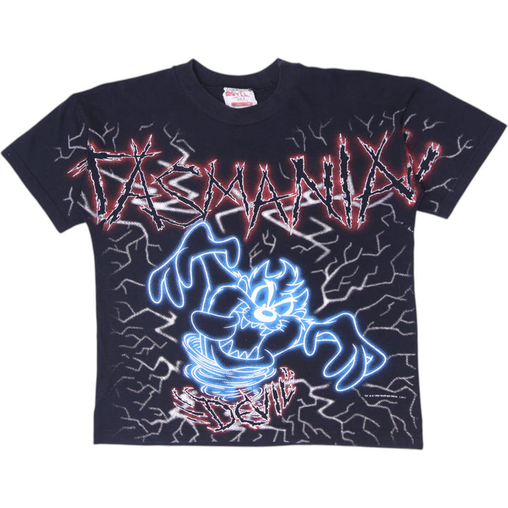 Vintage 1996 Looney Tunes Tasmanian Devil Lightning T-Shirt Size L