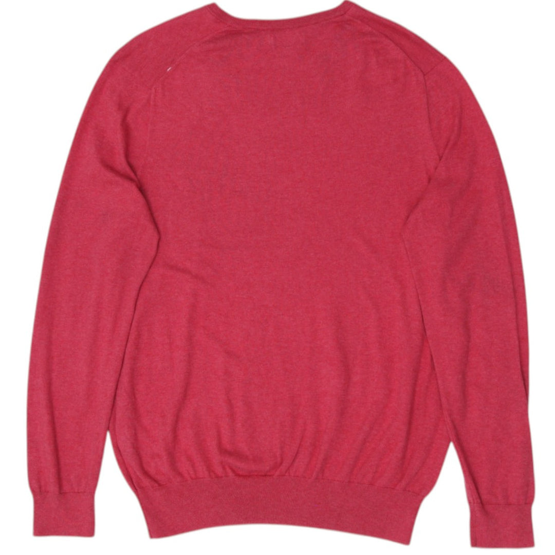 Mens Polo Ralph Lauren V-Neck Pima Cotton Sweater Size L