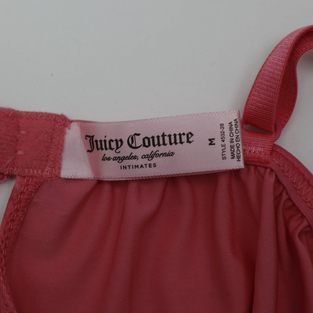 Y2K Ladies Juicy Couture Lace Adjustable Straps Top Size M | Migration_Y2K Tops - Back View | Fashion Rerun