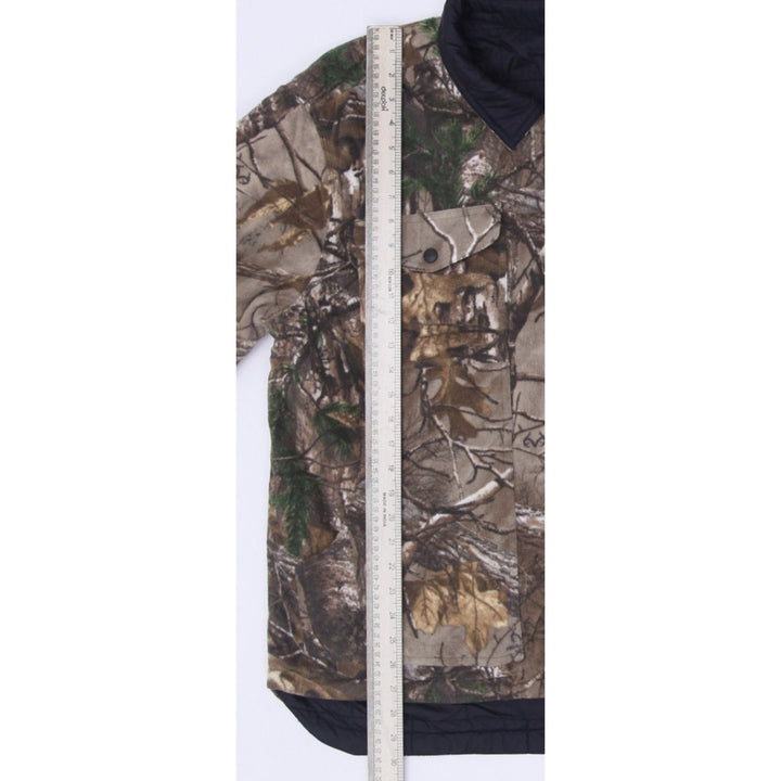 Mens 101740 0001 Reversible Camo Zip Up Carhartt Fleece Jacket