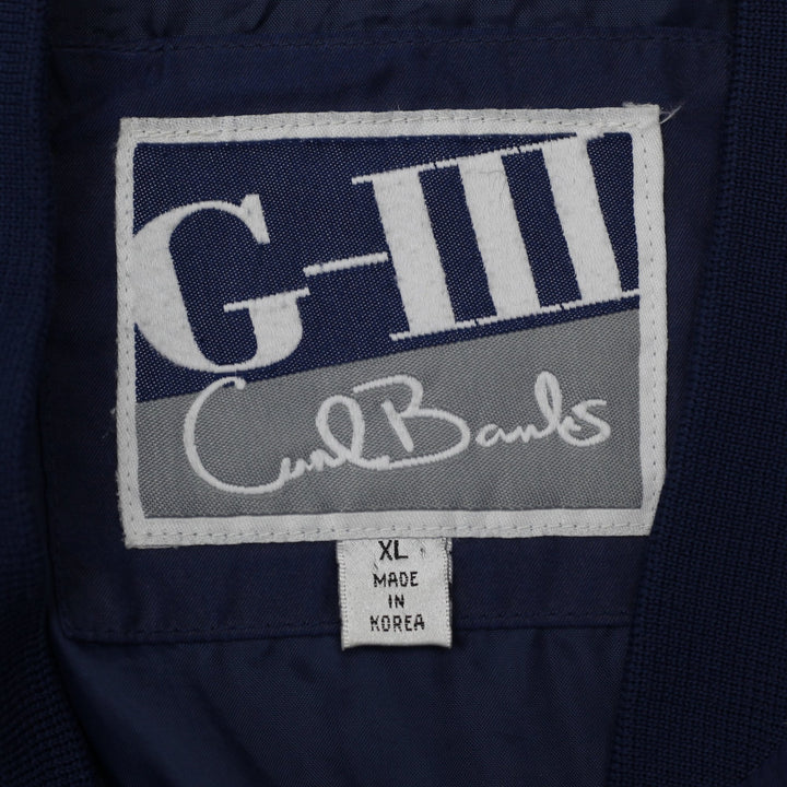 Vintage Mens G-III Sports Jacket Navy New England Patriots | Migration_Jackets - Back View | Fashion Rerun