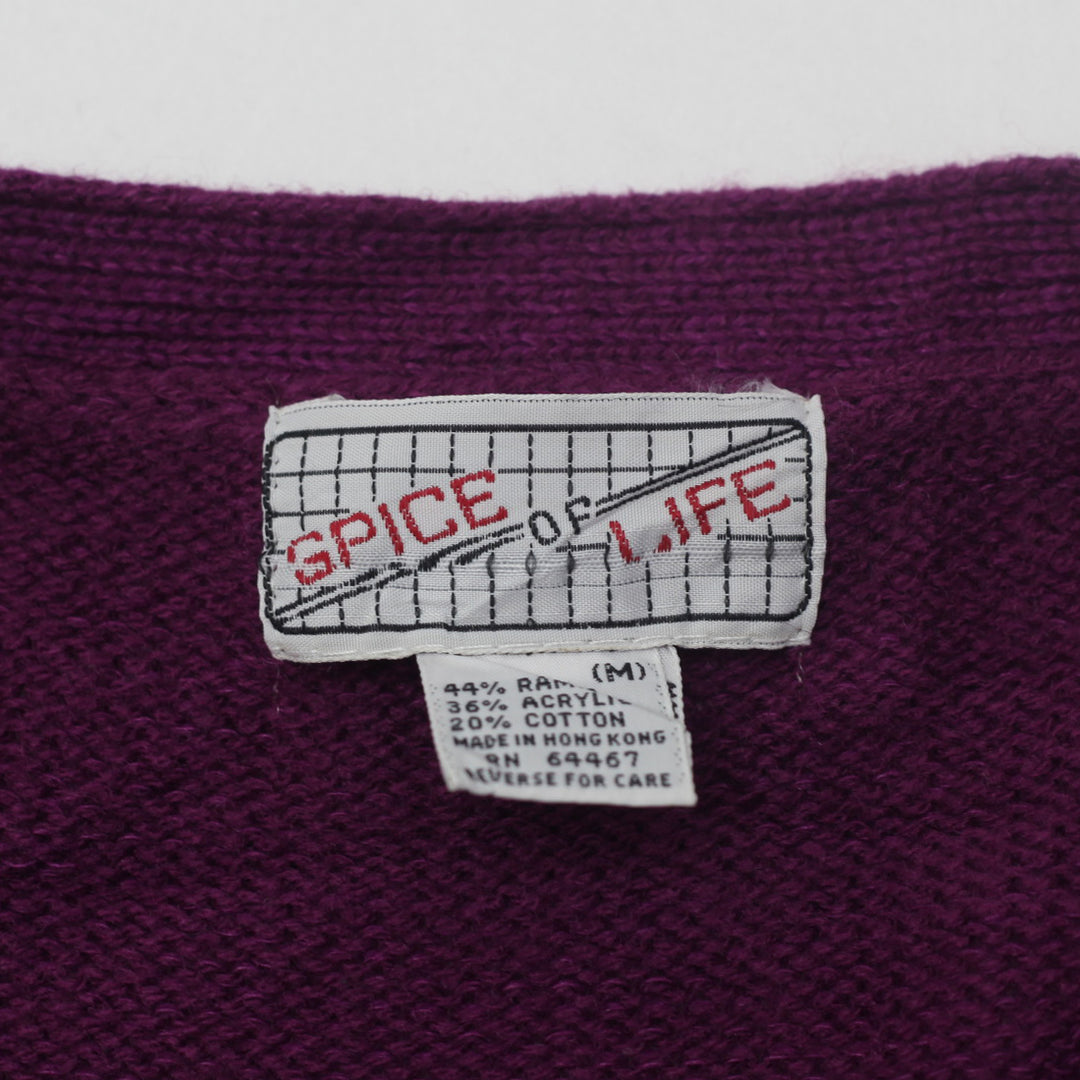 Vintage Spice Of Life Argyle Pearl Sweater Cardigan Ladies - Fashion Rerun Vintage Migration_Sweaters