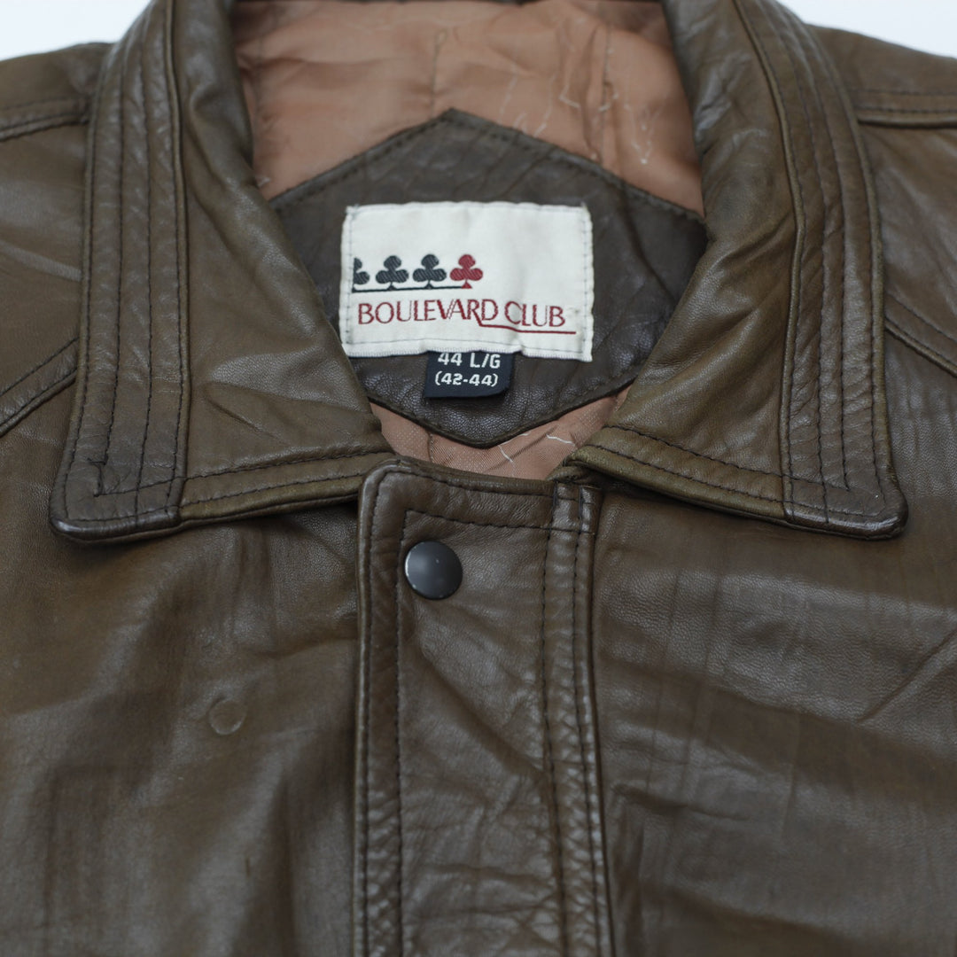 Vintage Casual Coat Leather Jacket Size L | Migration_Jackets - View 7 | Fashion Rerun