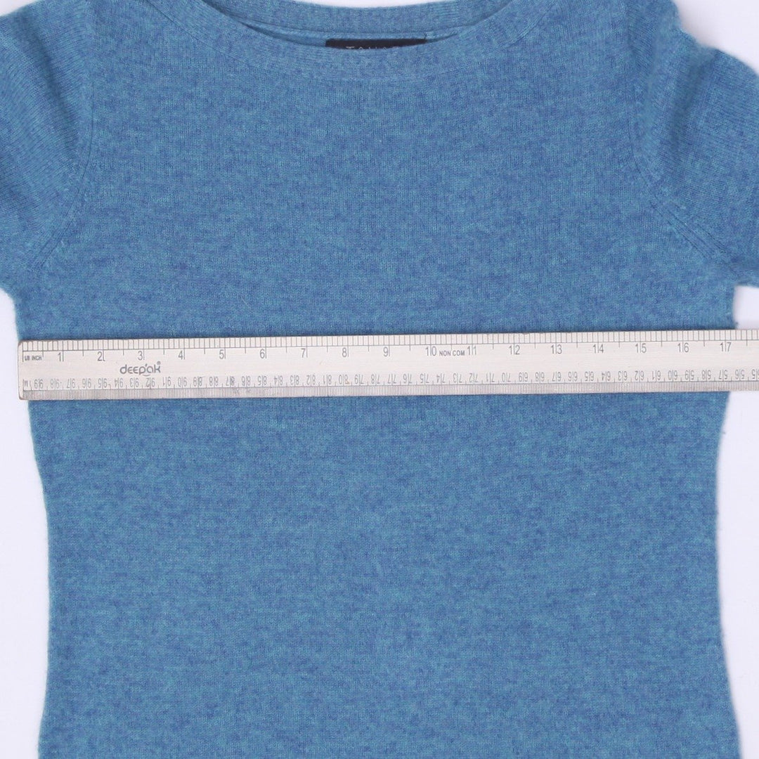 Ladies Tahari Pure Luxe 100% Cashmere Knit Pullover Sweater Size S