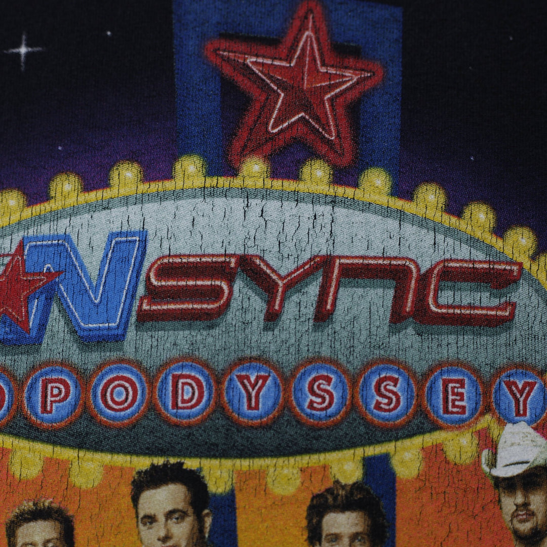 Vintage 2001 NSYNC PopOdyssey Tour T-Shirt Size S