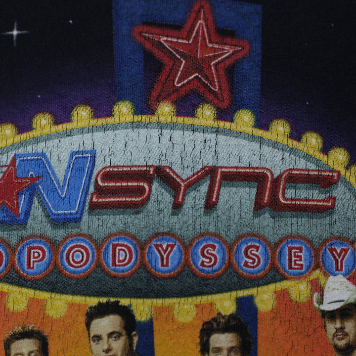 Vintage 2001 NSYNC PopOdyssey Tour T-Shirt Size S