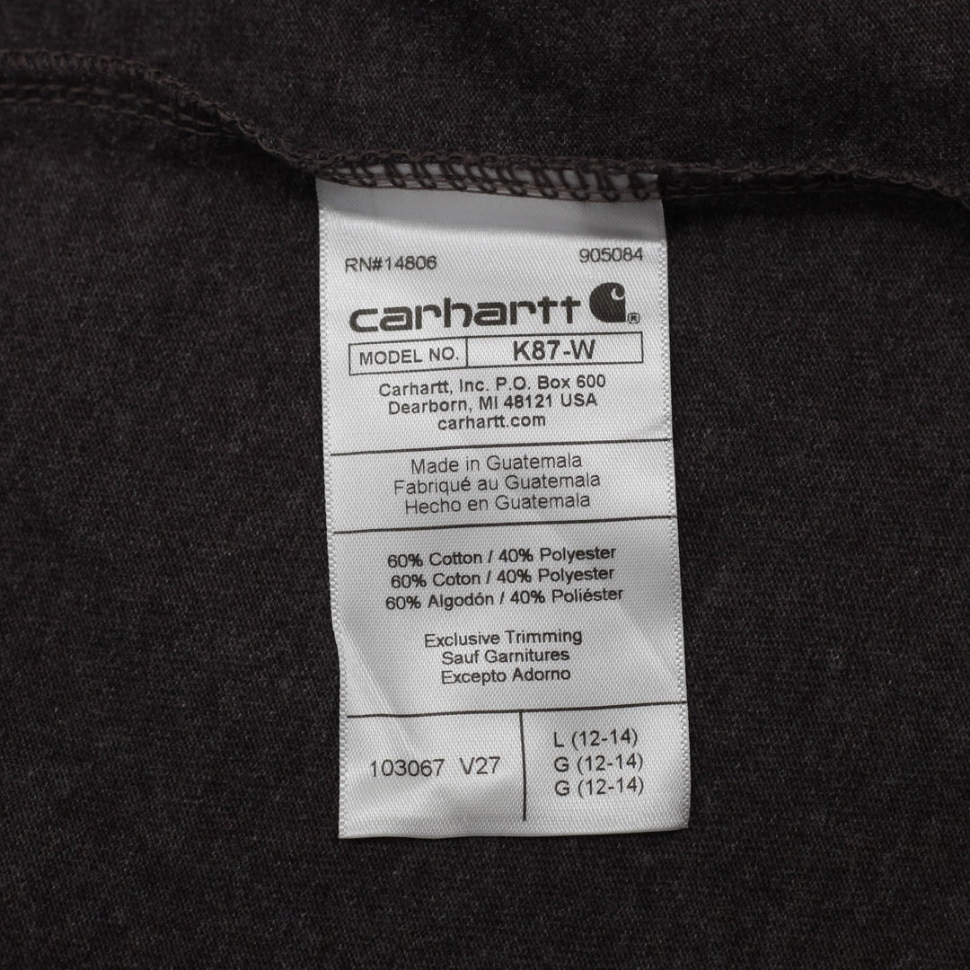 Ladies Carhartt Loose Fit 103067 V27 Pocket Workwear T-Shirt Size L (12-14)