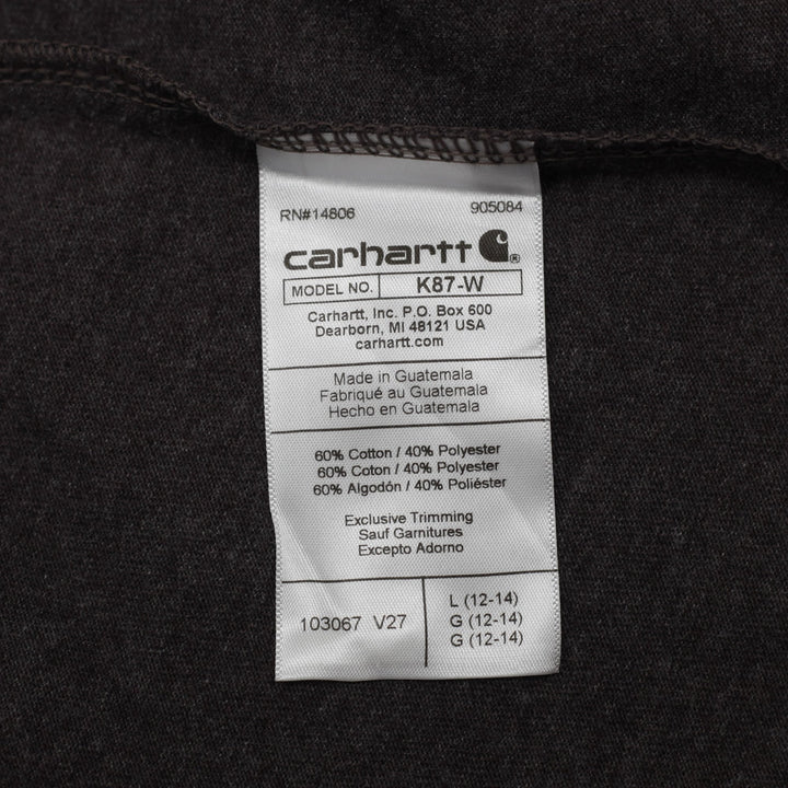 Ladies Carhartt Loose Fit 103067 V27 Pocket Workwear T-Shirt Size L (12-14)