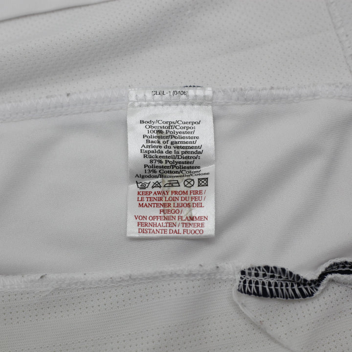 Mens Umbro England 2007-09 Home Football Shirt Jersey Umbro White #4 Size L