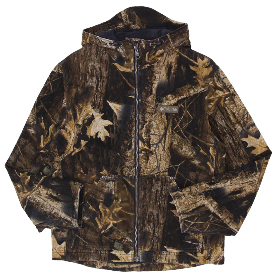 Shop Mens Columbia Timber Wolf Forest Camo Fleece Line Hoodie
