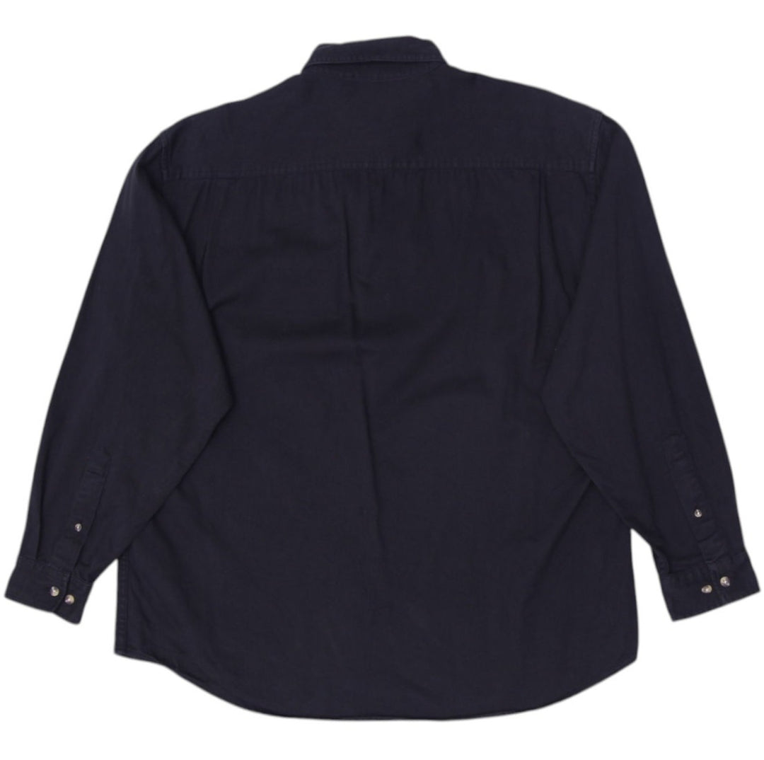 Mens Harley-Davidson Shirt Black Embroidered Long Sleeve Size M