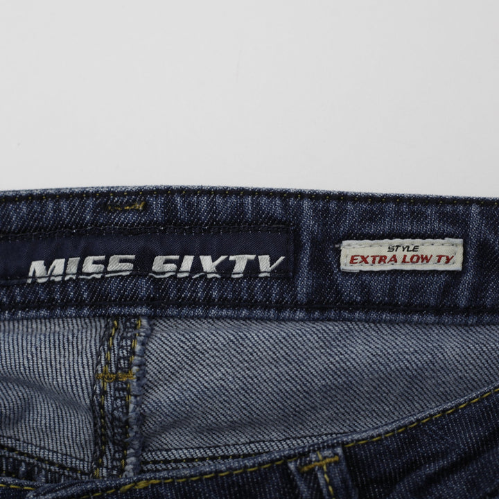Ladies Miss Sixty Extra Low Try Flare Denim Jeans Size 28 | Migration_Jeans - Back View | Fashion Rerun
