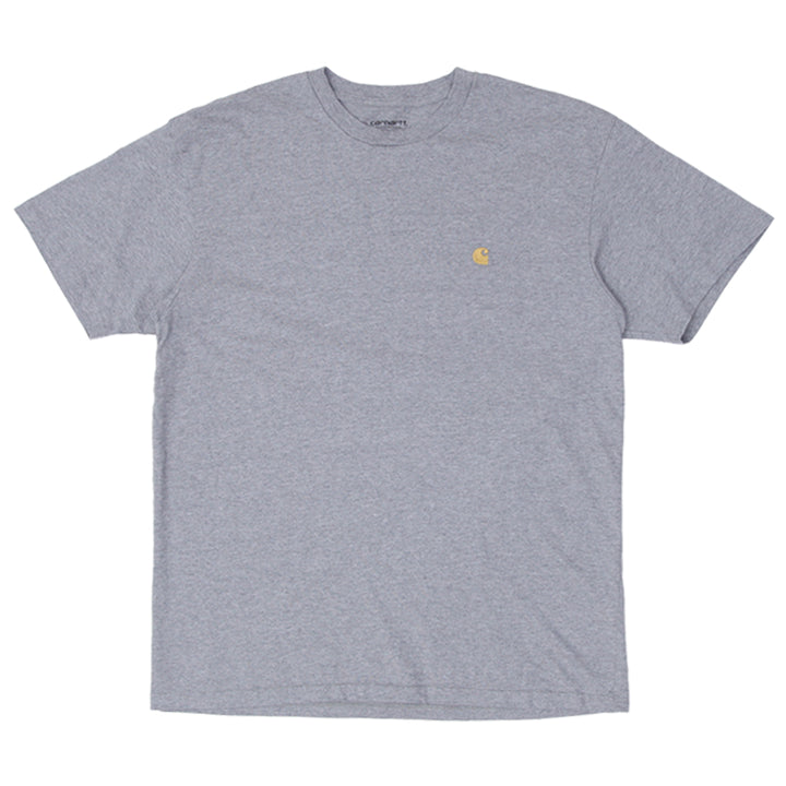 Mens Carhartt S/S Chase T-Shirt Gray - Fashion Rerun Vintage Migration_T-Shirt