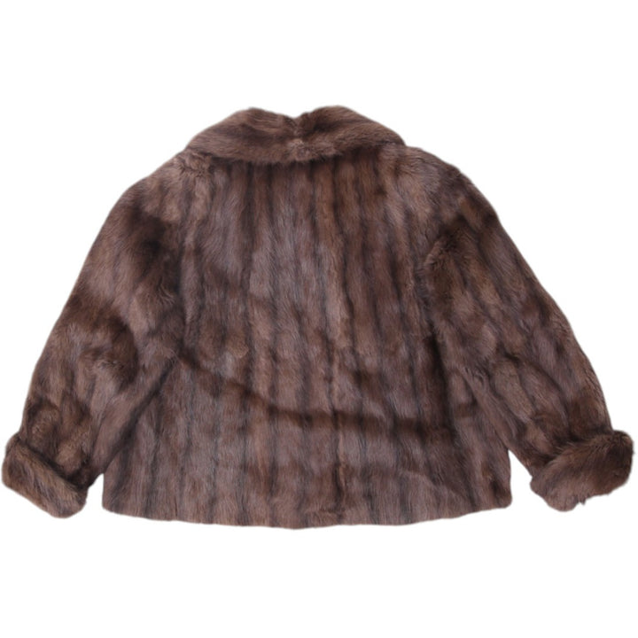 Antique Fur 1960s Salon Laura Boucher Montreal Mid-Century Coat with Monogrammed