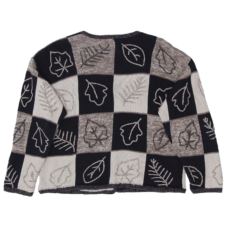 Vintage Christopher & Banks Hand Embroidered Knit Sweater Ladies - Fashion Rerun Vintage Migration_Sweaters