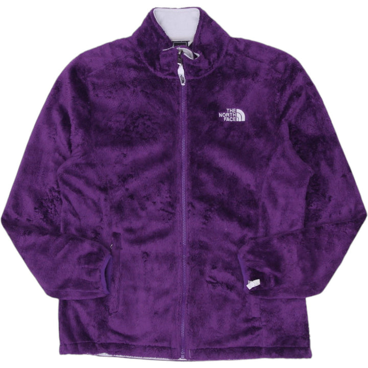 Ladies Embroidered The North Face Logo Zip Up Fleece Jacket