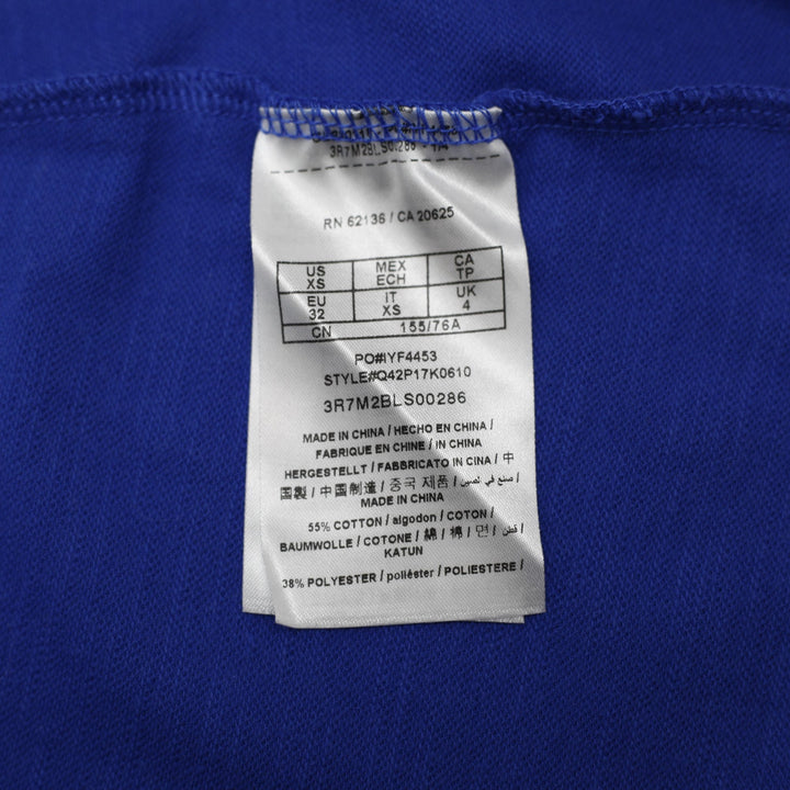 Y2K Ladies Guess Split V-Neck Pocket Tee Size XS