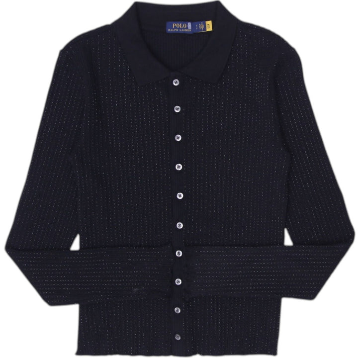 Ladies Polo Ralph Lauren Ribbed Beaded Detail Sweater Size S | Migration_Knitwear & Sweaters | Fashion Rerun