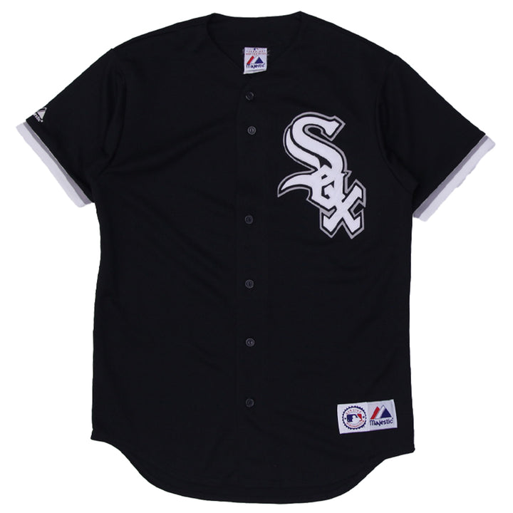 Vintage 90s Majestic Chicago White Sox MLB Black Jersey