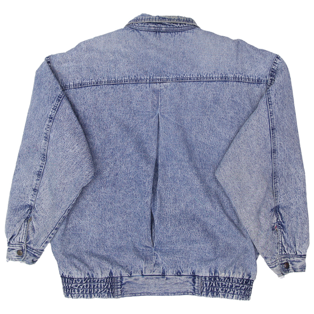 Vintage Hang Lee Sherpa Fleece Lined Denim Jacket Distressed - Fashion Rerun Vintage Migration_Jacket