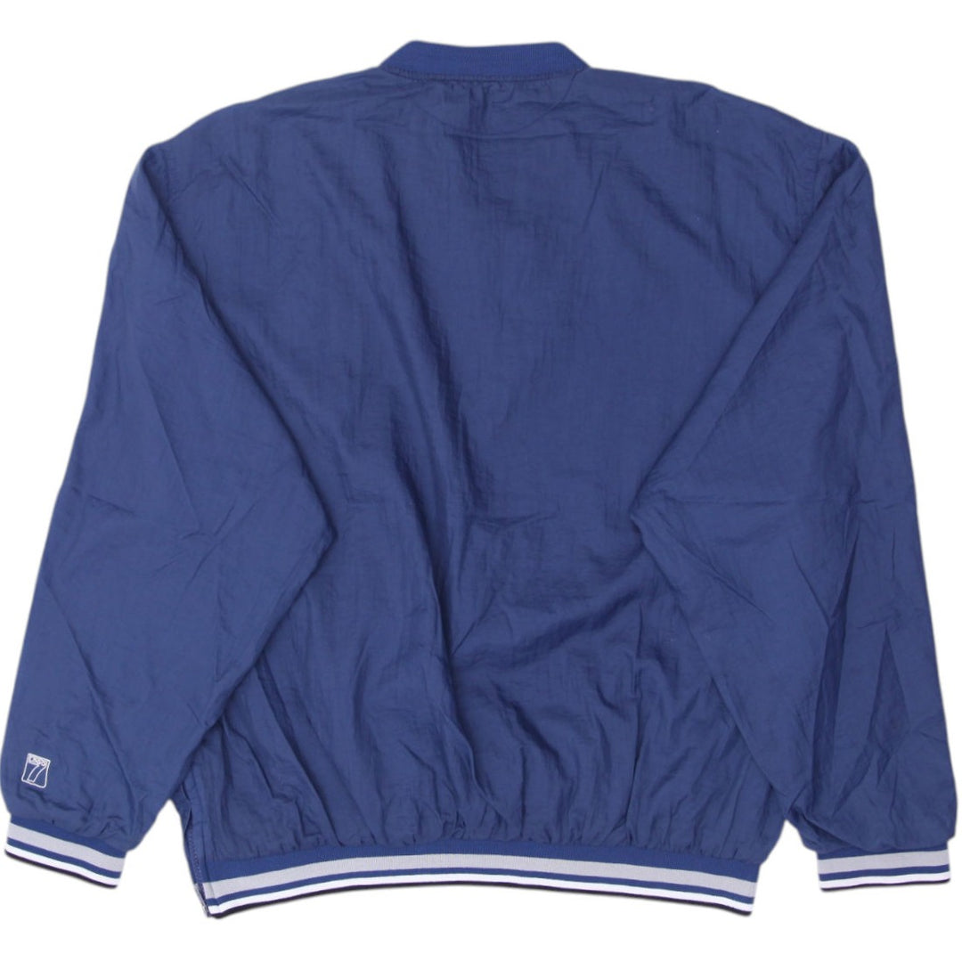 Vintage Logo 7 Pro Line Dallas Cowboys Navy Pullover Windbreaker Jacket Size L | Migration_Jackets - Side Vie | Fashion Rerun