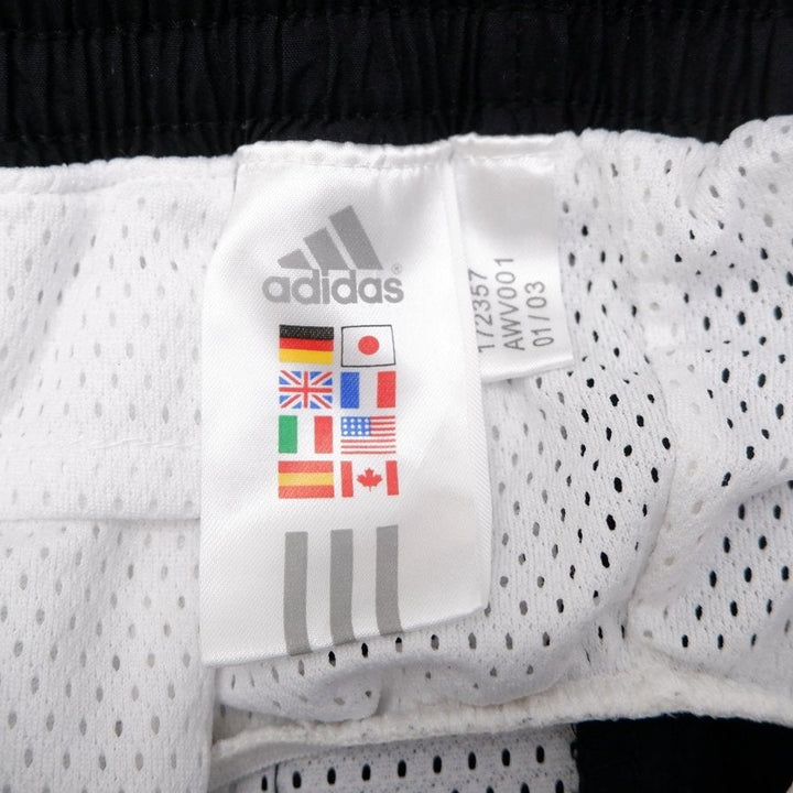 Vintage Mens Adidas Shorts Black Breathable Mesh Lined | Migration_Shorts UAENAT20 - Back View | Fashion Rerun