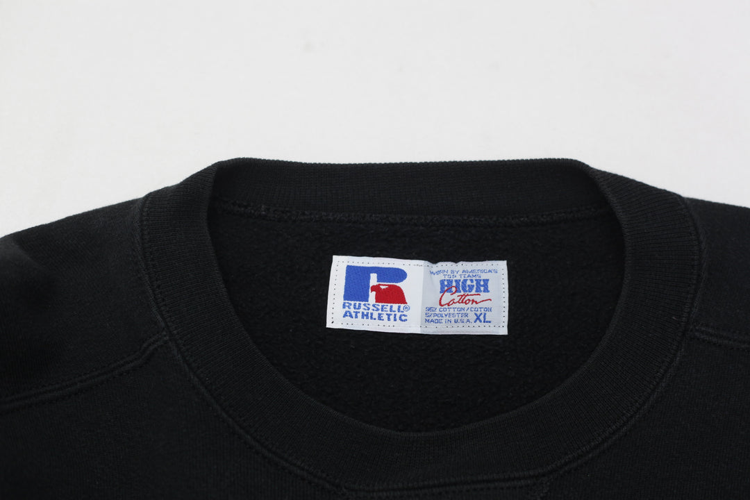 Vintage Russell Athletic Postrio Black Sweatshirt