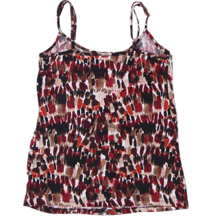 Y2K Ladies AB Studio Abstract Brushstroke Print Camisole Top Size S
