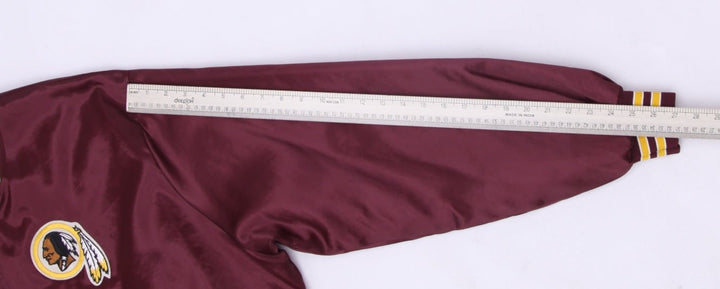 Vintage Chalk Line Washington Redskins Satin Bomber Jacket Maroon XXL | Migration_Jackets - View 8 | Fashion Rerun