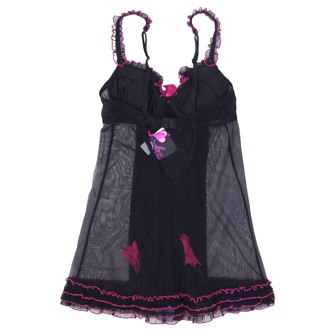 Ladies La Senza Love Removable Garter Corset