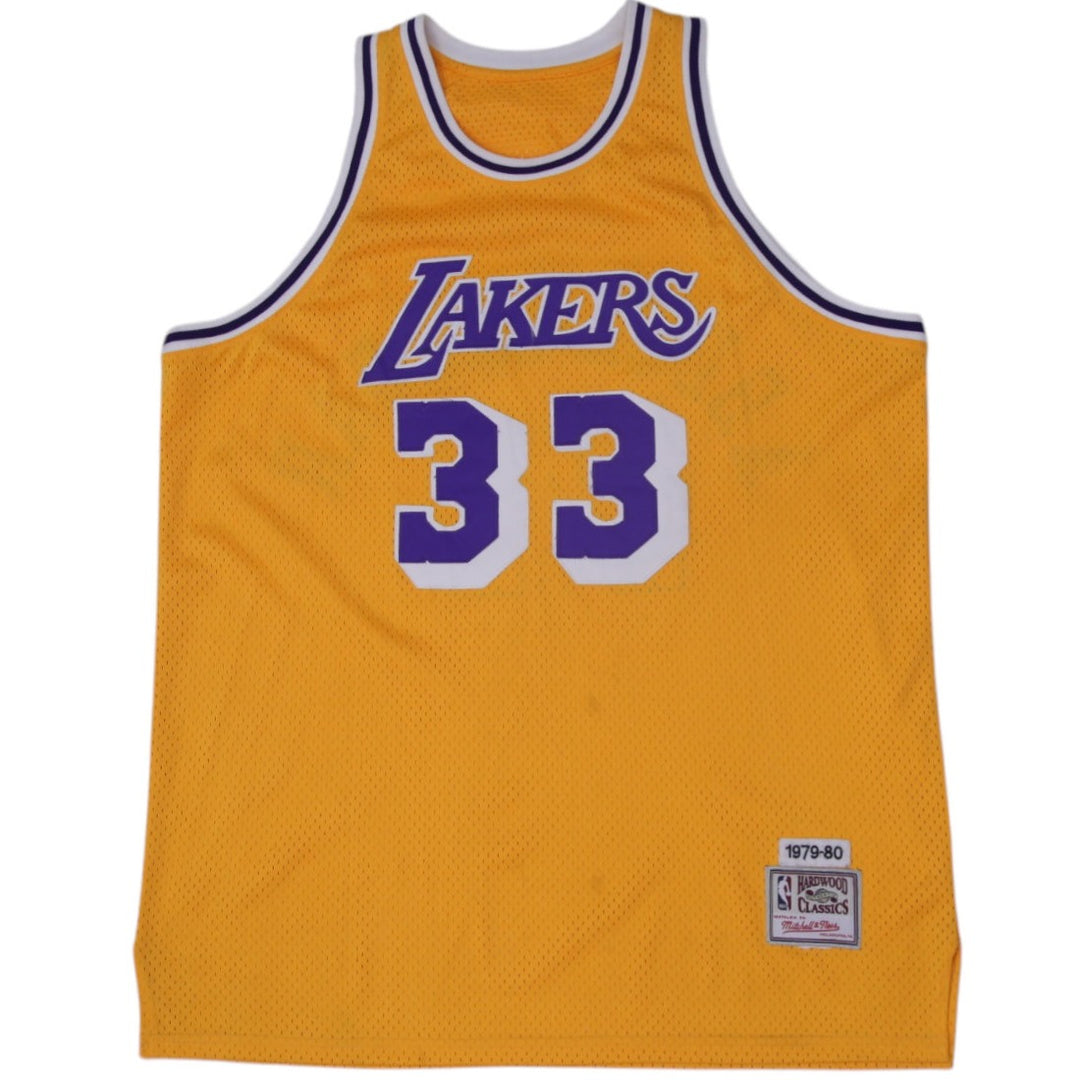 Vintage 1984-85 Mitchell & Ness Los Angeles Lakers Kareem Abdul-Jabbar #33 Basketball Jersey | Migration_Jers | Fashion Rerun