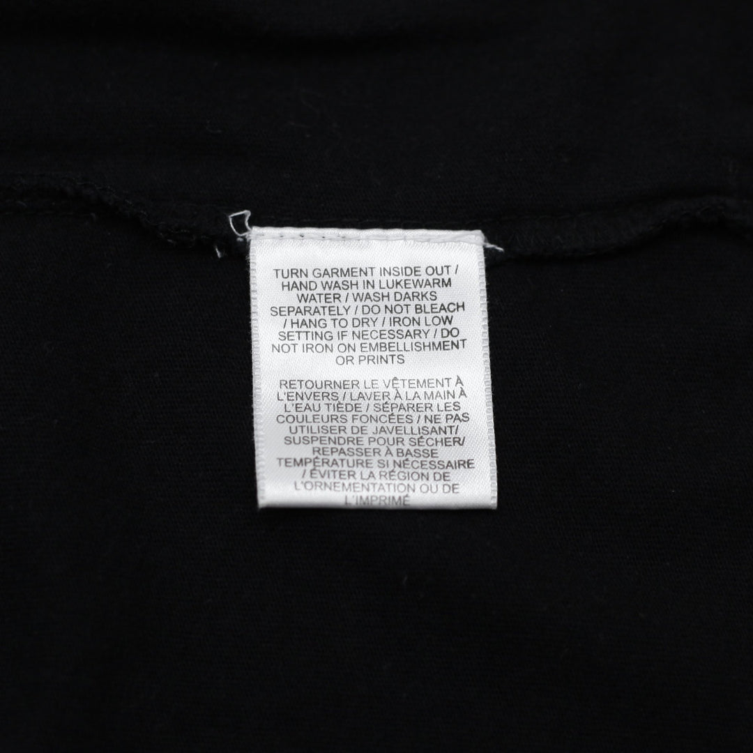 Y2K Mens Parasuco Denim Legend Black Long Sleeve T-Shirt Graphic Design