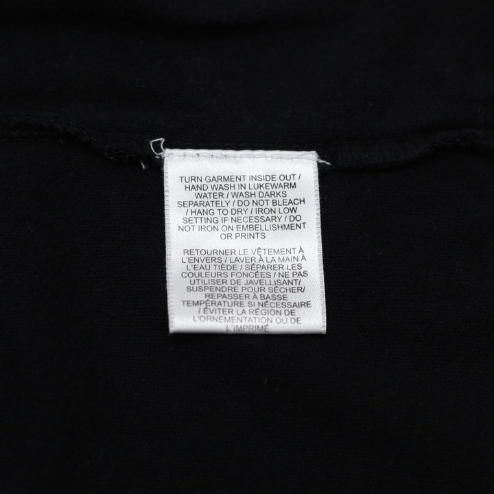 Y2K Mens Parasuco Denim Legend Black Long Sleeve T-Shirt Graphic Design