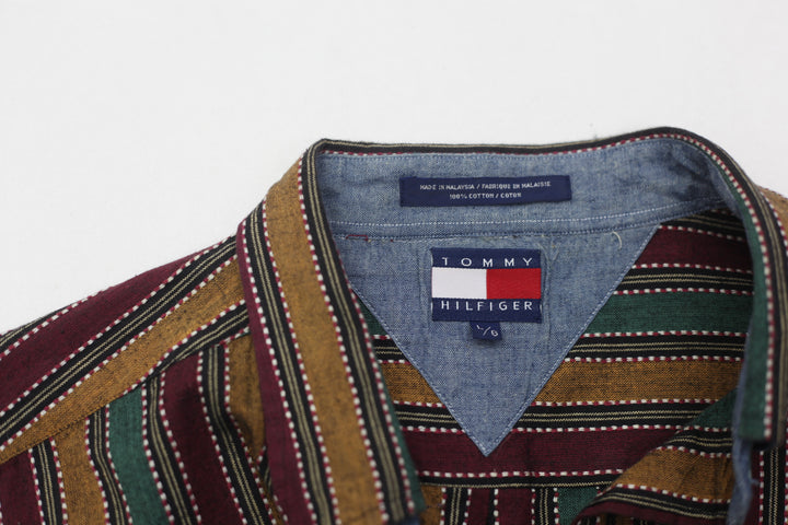 Vintage Tommy Hilfiger Striped Long Sleeve Shirt
